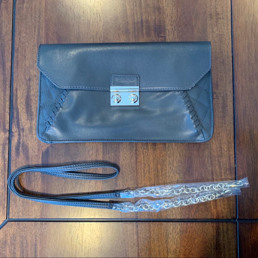 3/$15 CHARMING CHARLIE NWOT Dark Grey Purse